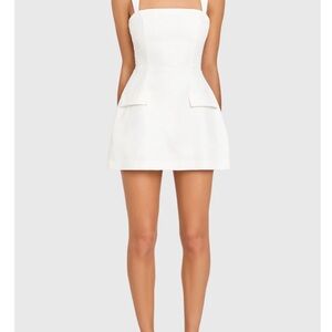 Amanda Uprichard White Mini Dress / Romper